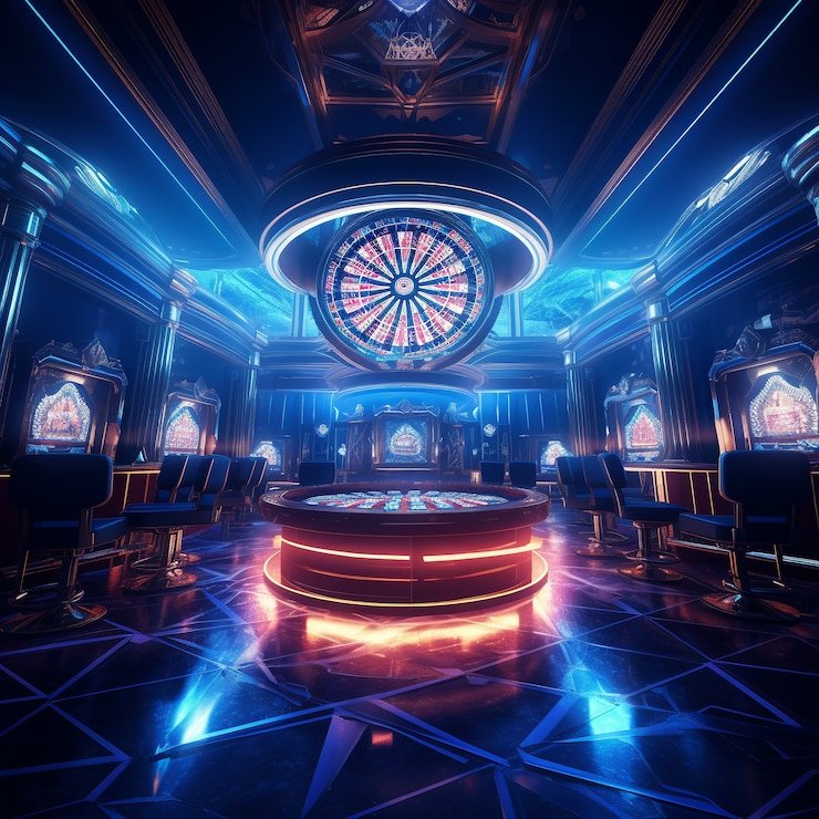 Casino floor games including poker, blackjack, roulette available in a live format